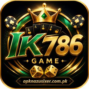 Official IK786 Game logo with modern app design