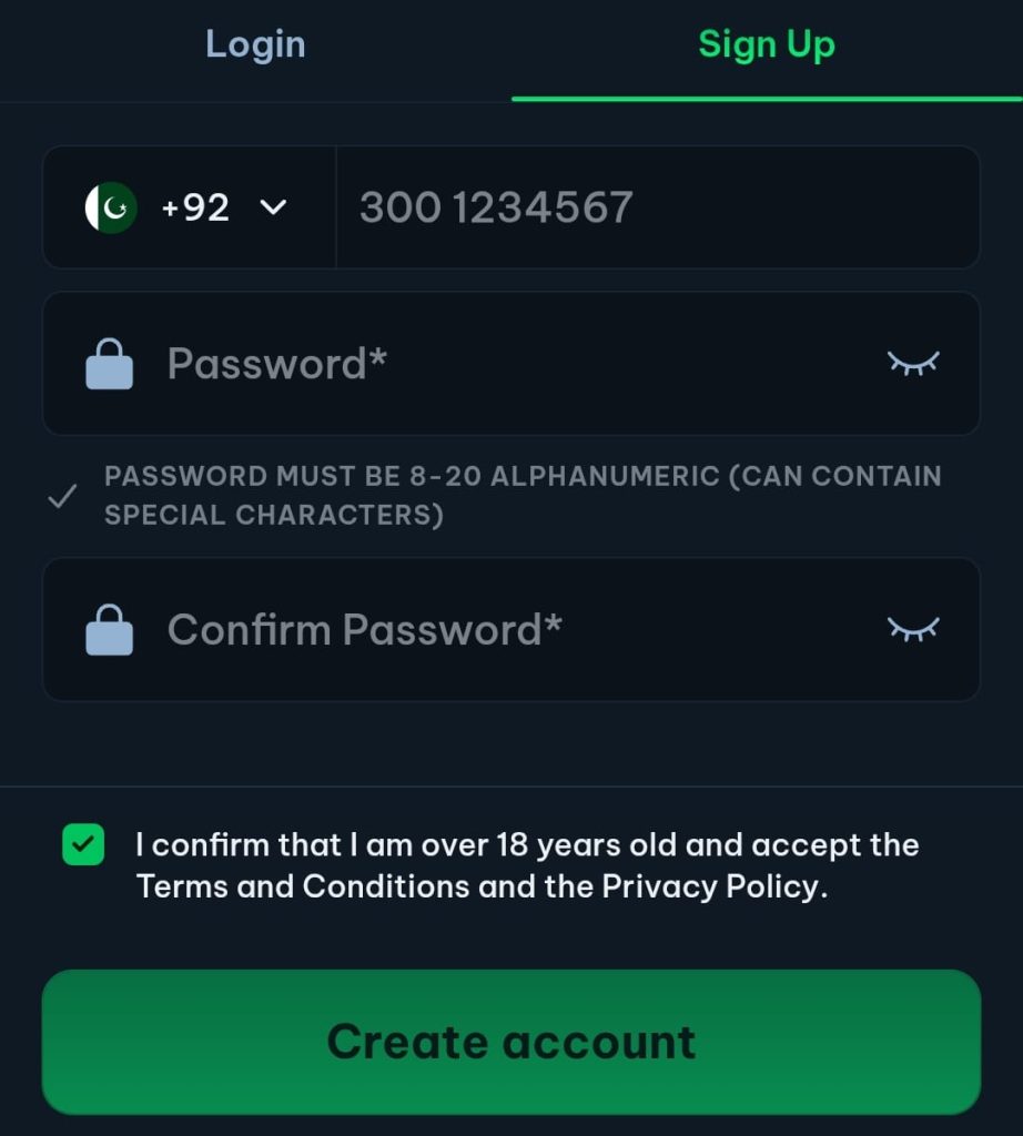 PLAY4TUNE Game user login option