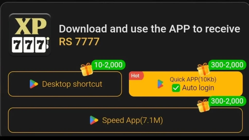 XP777 App Download