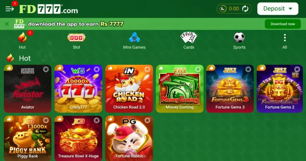 FD777 APK HOME