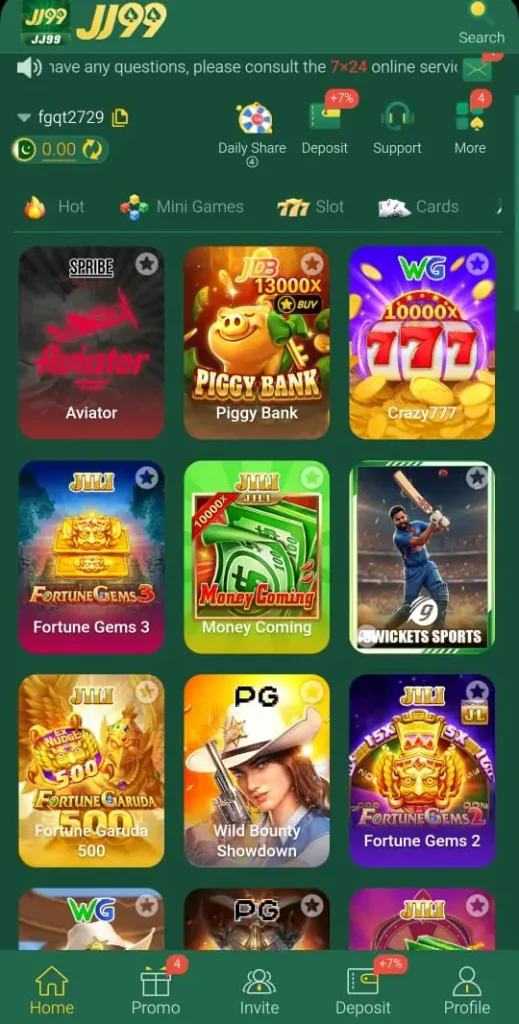 JJ99 APP Latest Version Home